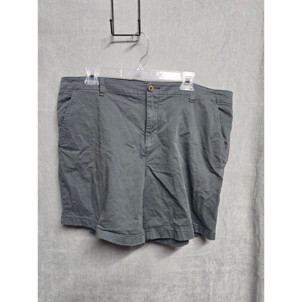 Chubbies Everywear Stretch Chino Shorts Mens 40 Dark Gray Charcoal Flat Front